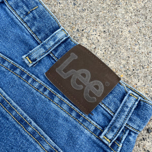 Denim on Fire Distress 5inch Lee Jorts 33W