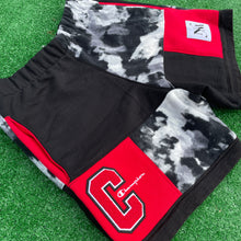 Scarlet Marble Funky Fleece Sweat Shorts