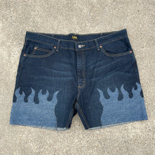 Denim on Fire Distress 5inch Lee Jorts 42W