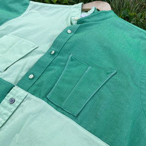 All Green Short Sleeve Shirt Hybrid