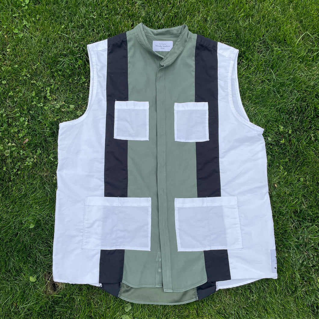 Whiteout Army Green Vest Hybrid