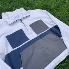 Nittany Blue and White Long Sleeve Crop Hybrid