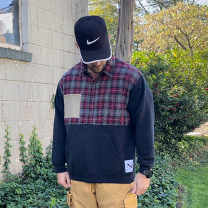 Flannel Fusion Sweatshirt Hybrid