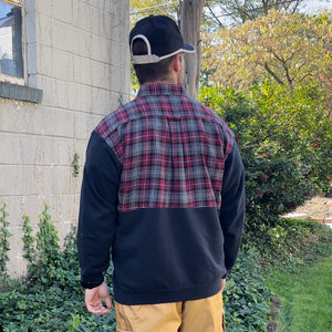 Flannel Fusion Sweatshirt Hybrid