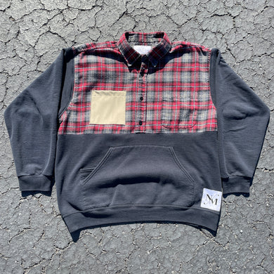 Flannel Fusion Sweatshirt Hybrid