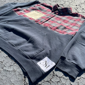 Flannel Fusion Sweatshirt Hybrid