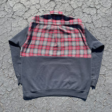 Flannel Fusion Sweatshirt Hybrid