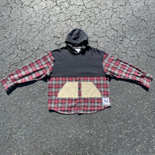 Flannel Fusion Hooded Sweatshirt Hybrid