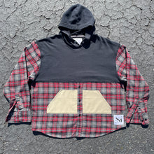 Flannel Fusion Hooded Sweatshirt Hybrid