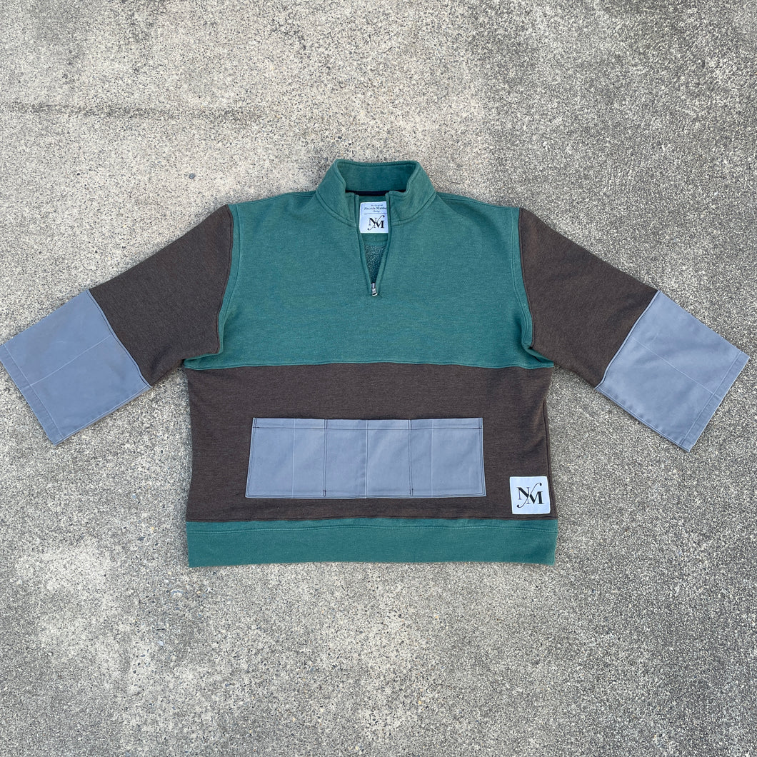 Tri-Color Triple Pocket Hybrid Top