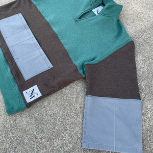 Tri-Color Triple Pocket Hybrid Top