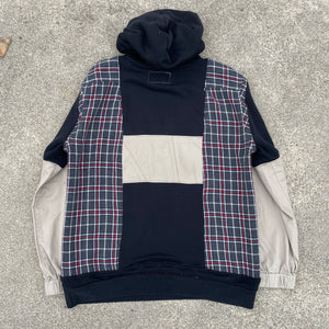 Blacktop Uni-Pocket Flannel Hoodie Hybrid