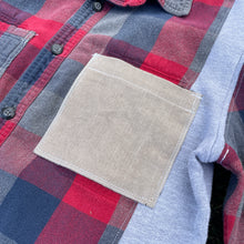 Red Barn Flannel Sweatshirt Hybrid