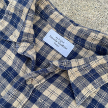 Navy Nonsense Flannel Sweatshirt Hybrid