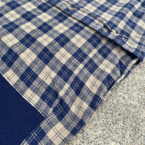 Navy Nonsense Flannel Sweatshirt Hybrid