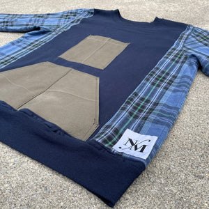 Winter Blues Uni-Pocket Sweatshirt Hybrid