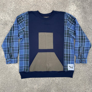 Winter Blues Uni-Pocket Sweatshirt Hybrid