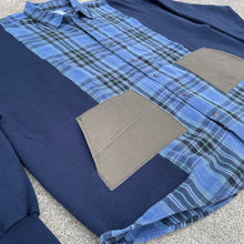 Winter Blues Oversized Flannel Hybrid