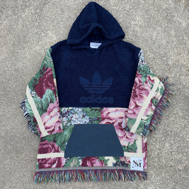 Midnight Flowers Adidas Blanket Hoodie Hybrid