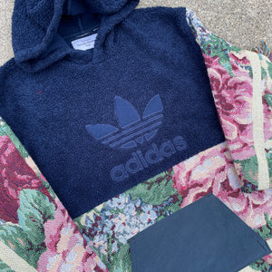 Midnight Flowers Adidas Blanket Hoodie Hybrid