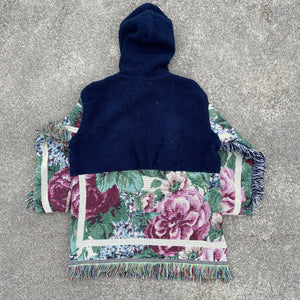 Midnight Flowers Adidas Blanket Hoodie Hybrid