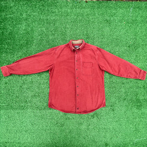 Maroon Woolrich Outdoor Button-UP