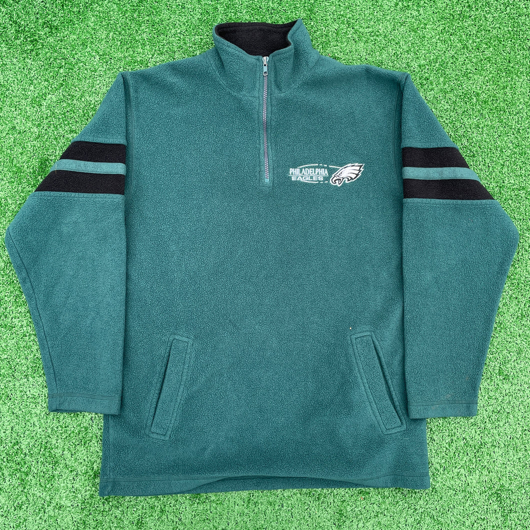 Old-School Eagles NFL Quarter-Zip Fleece