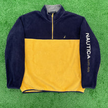 Retro Nautica Sailing Quarter-Zip Fleece