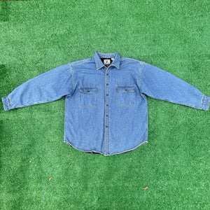 Outdoors Insulated Flannel Fleece Denim Jacket