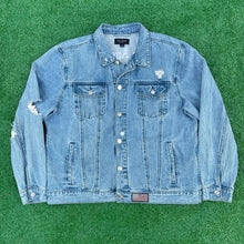 Pacsun LA Distressed Denim Biker Jacket