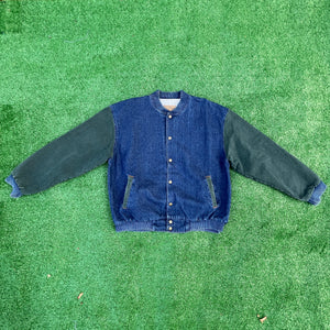 Three Rivers Denim Varsity Jacket