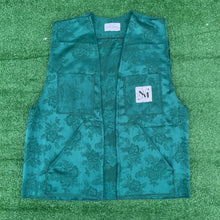 Real Deal Teal Satin Utility Vest