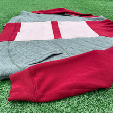 Tri-Color Red Emerald Double Pocket Sweatshirt Hybrid