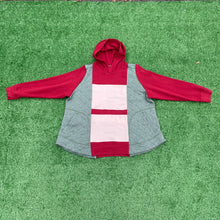 Tri-Color Red Emerald Double Pocket Sweatshirt Hybrid