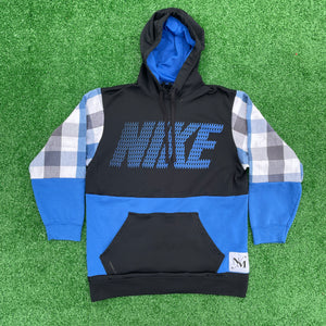 Royal Nike Midnight Flannel Hoodie Hybrid