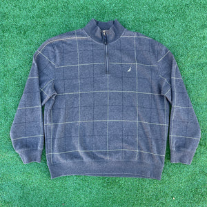 Gray Nautica Gridlock Quarter-Zip