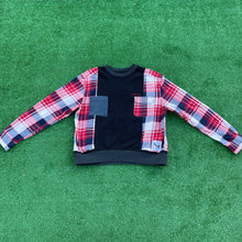 CK Jeans Rework Flannel Hybrid Crewneck