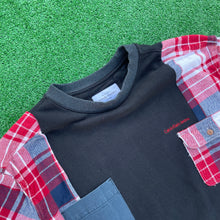 CK Jeans Rework Flannel Hybrid Crewneck