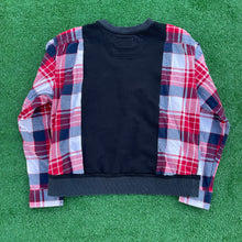 CK Jeans Rework Flannel Hybrid Crewneck