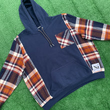 Navy Never Lies Flannel Hoodie Hybrid