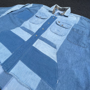 Double Wide Denim Oversized Up-Cycle