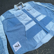 Double Wide Denim Oversized Up-Cycle