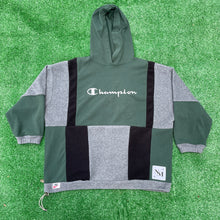 Nike Champion Cropped Hoodie Streetwear Rework