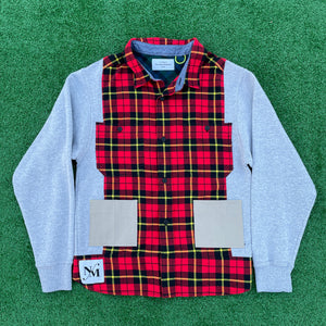 4-Pocket Righteous Red Sweater Flannel Hybrid