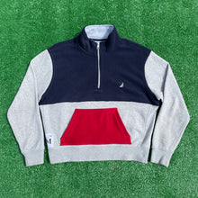 Retro Inspired Nautica Quarter-Zip Crop