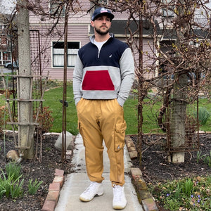 Gray-cious Navy Nike Crewneck Hybrid