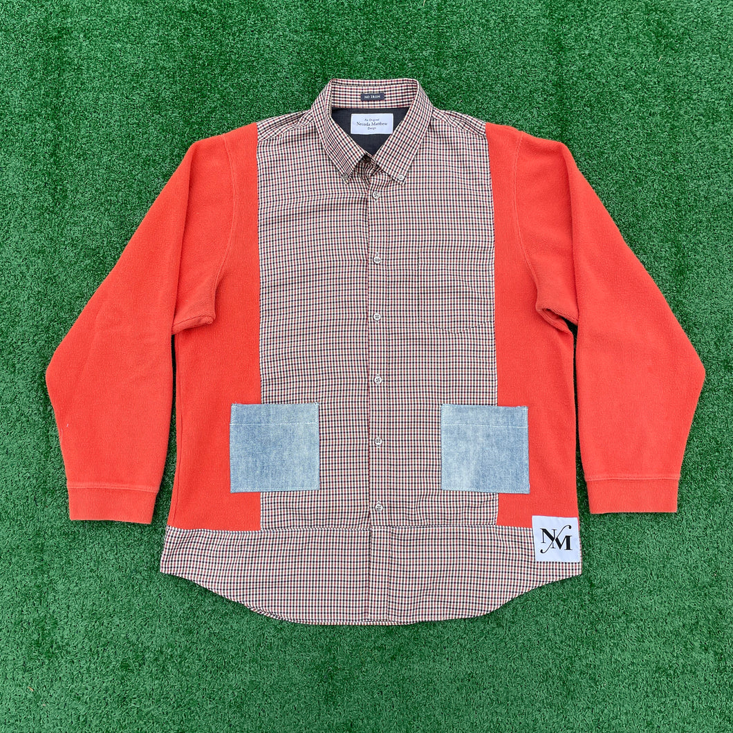 Casual Construction Sweater Flannel Hybrid