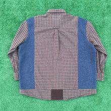 Classy Casual Blue Plaid Sweater Hybrid