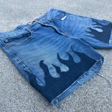 Denim on Fire Distress 5inch Jorts 34W