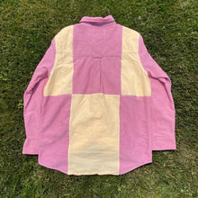 Pastel Patchwork Sunset Button-up